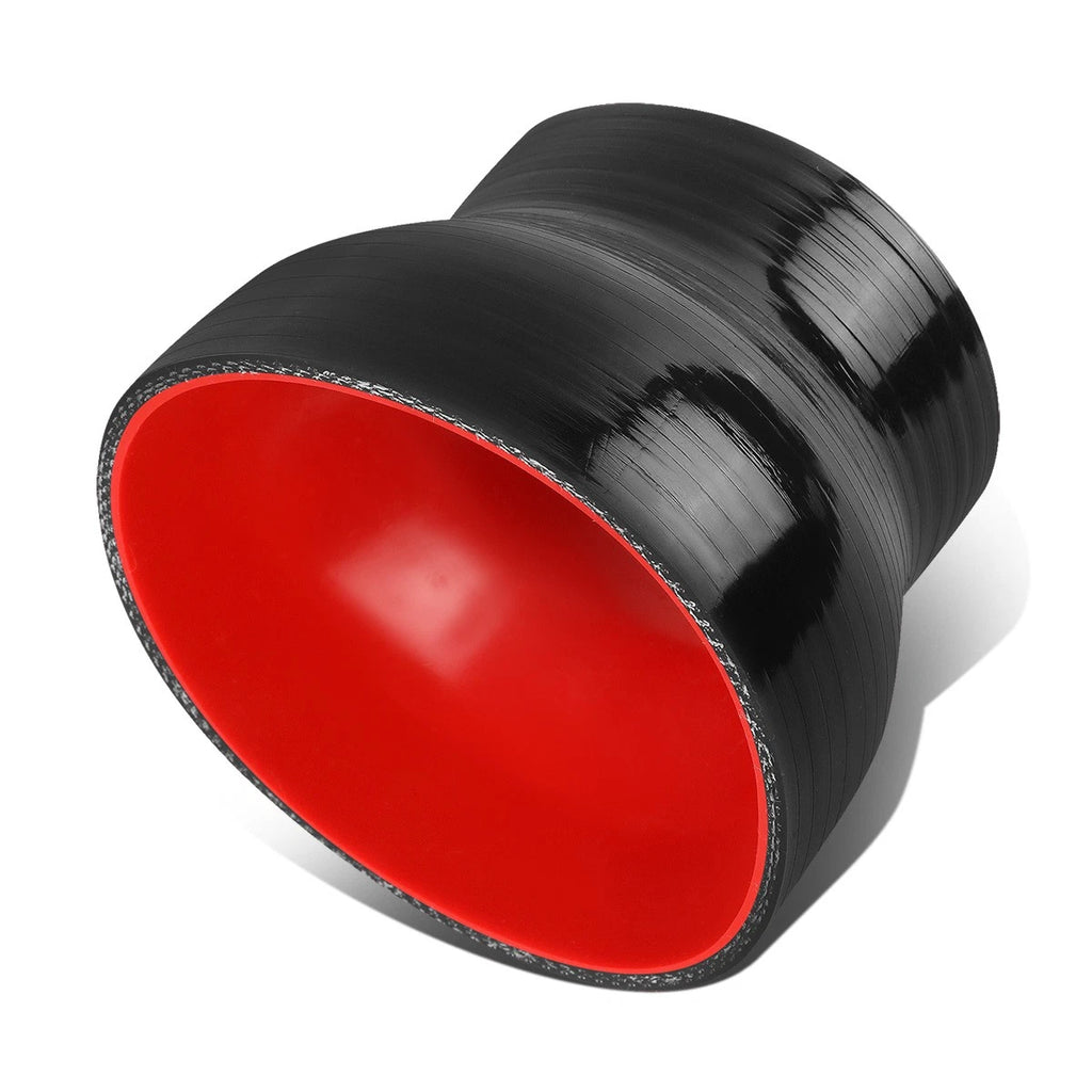 3" to 4" Turbo Intake Piping Silicone Coupler Hose Black/Red