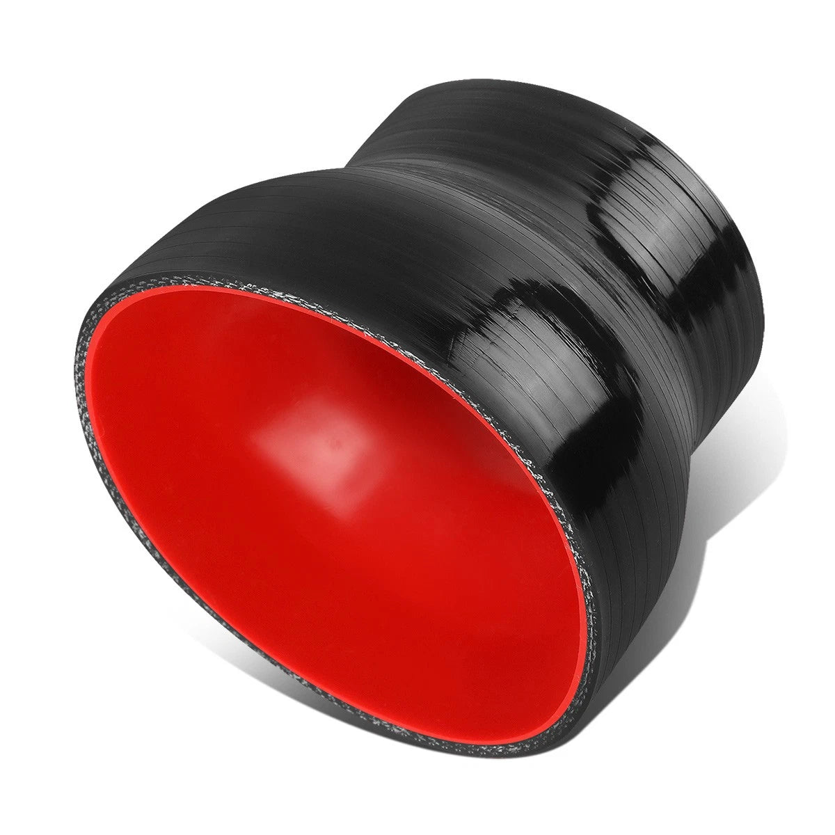 3" to 4" Turbo Intake Piping Silicone Coupler Hose Black/Red