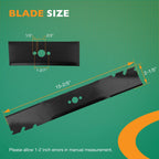 Set of 4 Mulching Blades for Toro Exmark ECKA30 (120-9500-03, 22205TE, 20120)