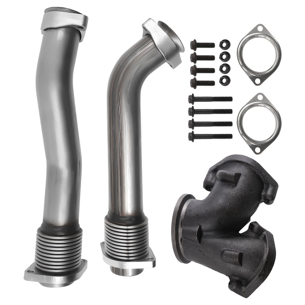 Turbo Diesel Exhaust Up Pipes & Gaskets for Ford F250 SuperDuty (1999–2003) F4TZ6K854C