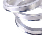 4 x 72.6mm to 56.1mm Aluminium Alloy Hub Centric Rings for Car Wheel Spacer