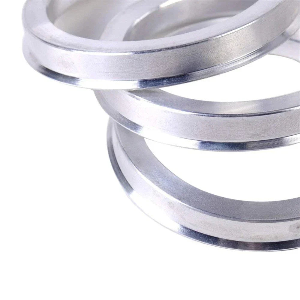4 x 72.6mm to 56.1mm Aluminium Alloy Hub Centric Rings for Car Wheel Spacer