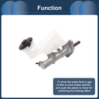 Brake Master Cylinder with Reservoir No. 46100TA0A01 for Honda Accord (2008–2012)