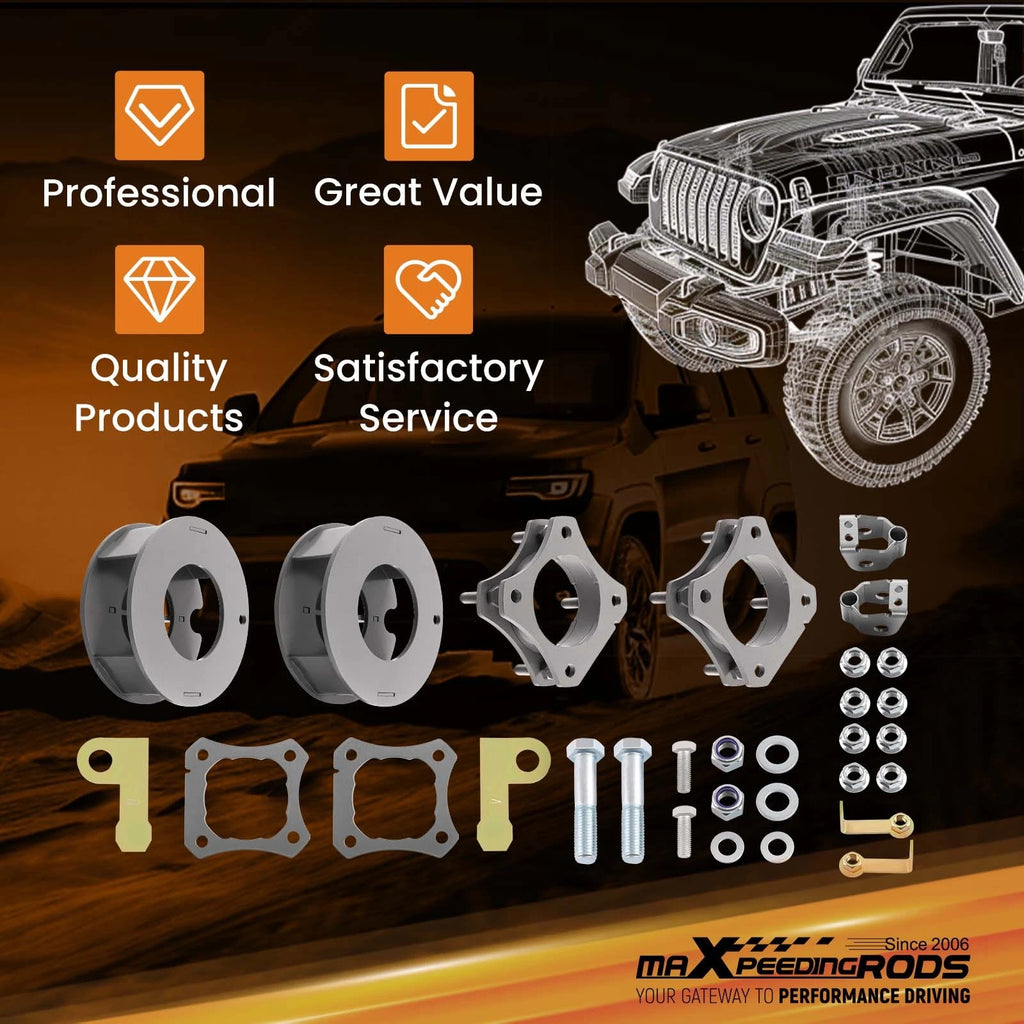 2.5" Lift Kit for Toyota Tundra (2022–2023) 2WD 4WD Extenders