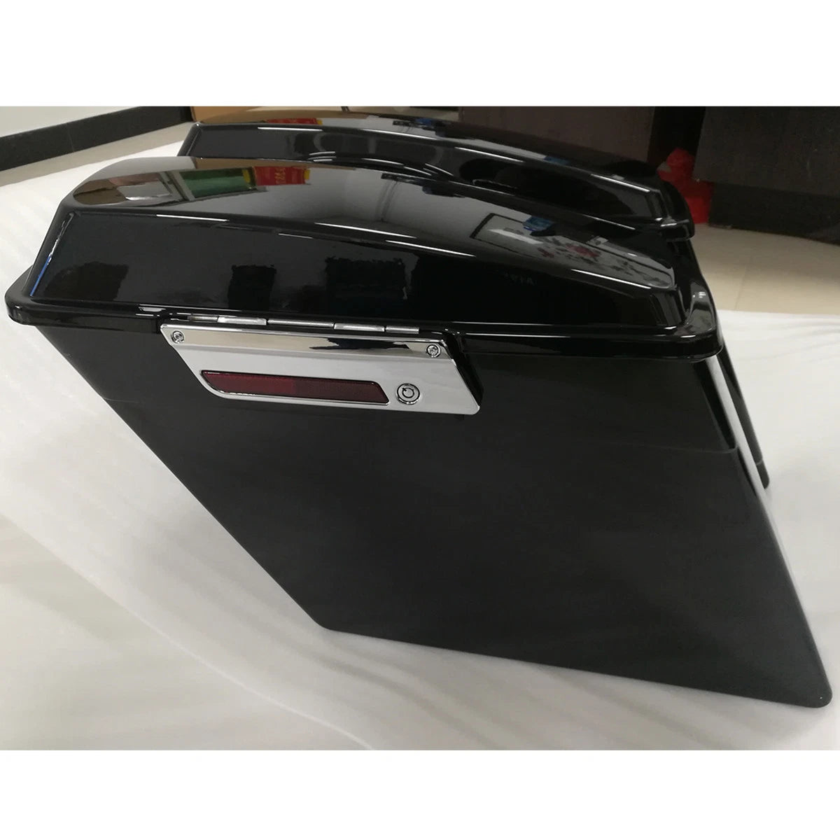 2 Into 1 Stretched Extended Hard Saddlebags for Harley Touring (1993–2013)