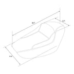 Solo Seat for Harley Sportster XL 883 XL1200 (2010–2022)