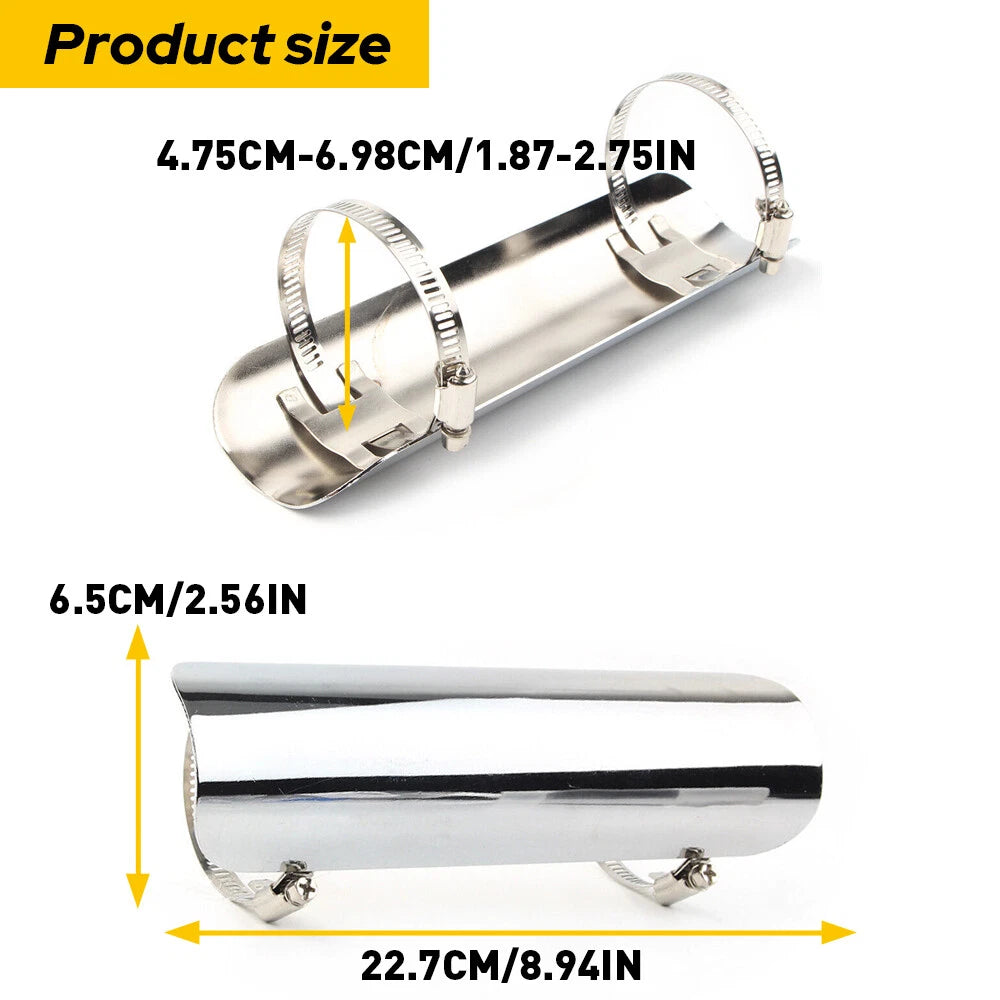 Exhaust Muffler Pipe Heat Shield for AUXITO Motorcycle