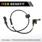 ABS Wheel Speed Sensor F75Z2C204CA/XL3Z2C205AB for Ford F-150 (1997–2003) Front Left