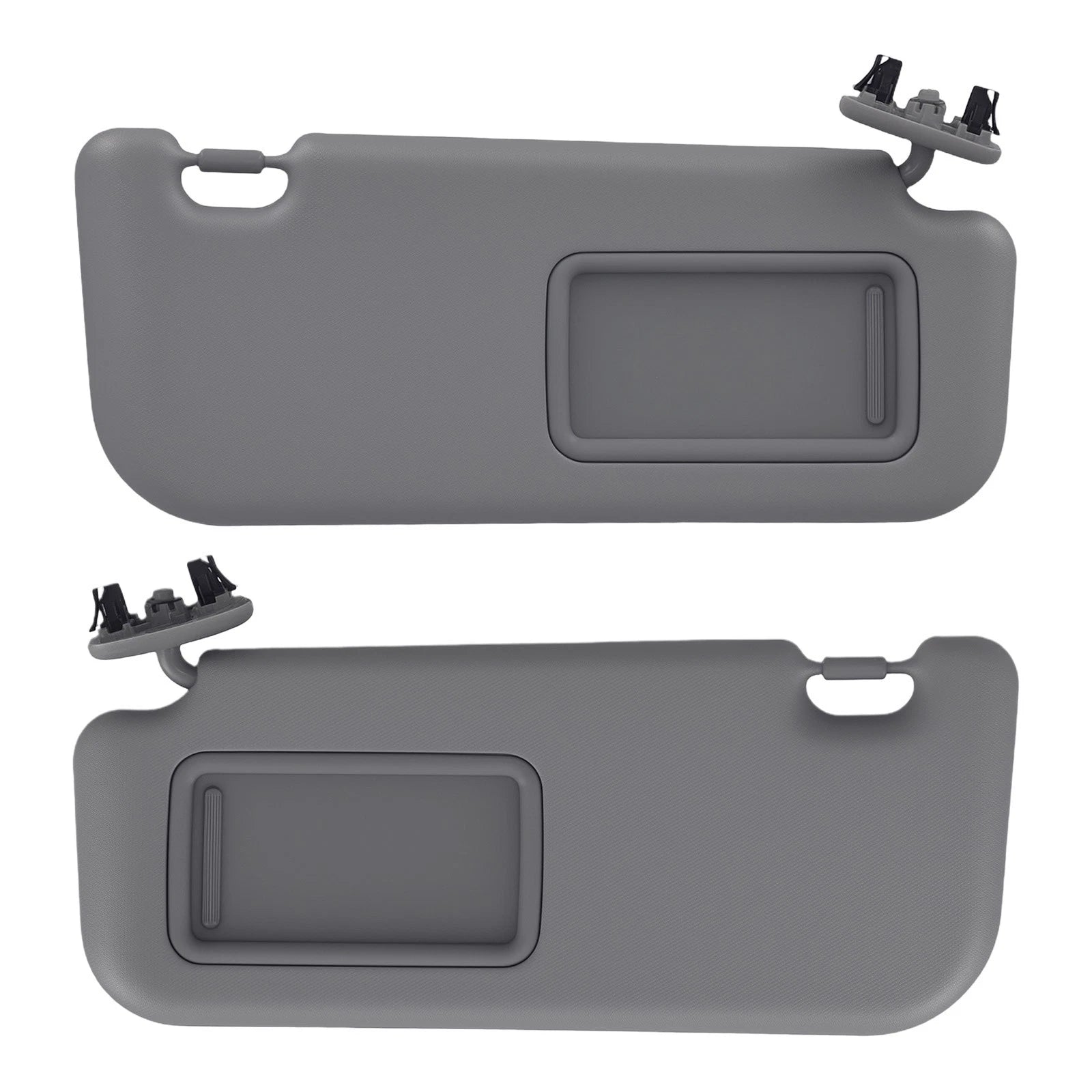 Front Sun Visors Set for Toyota Corolla (2009-2013) Gray