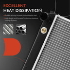 Radiator with Transmission Oil Cooler for Toyota RAV4 (2006–2015)