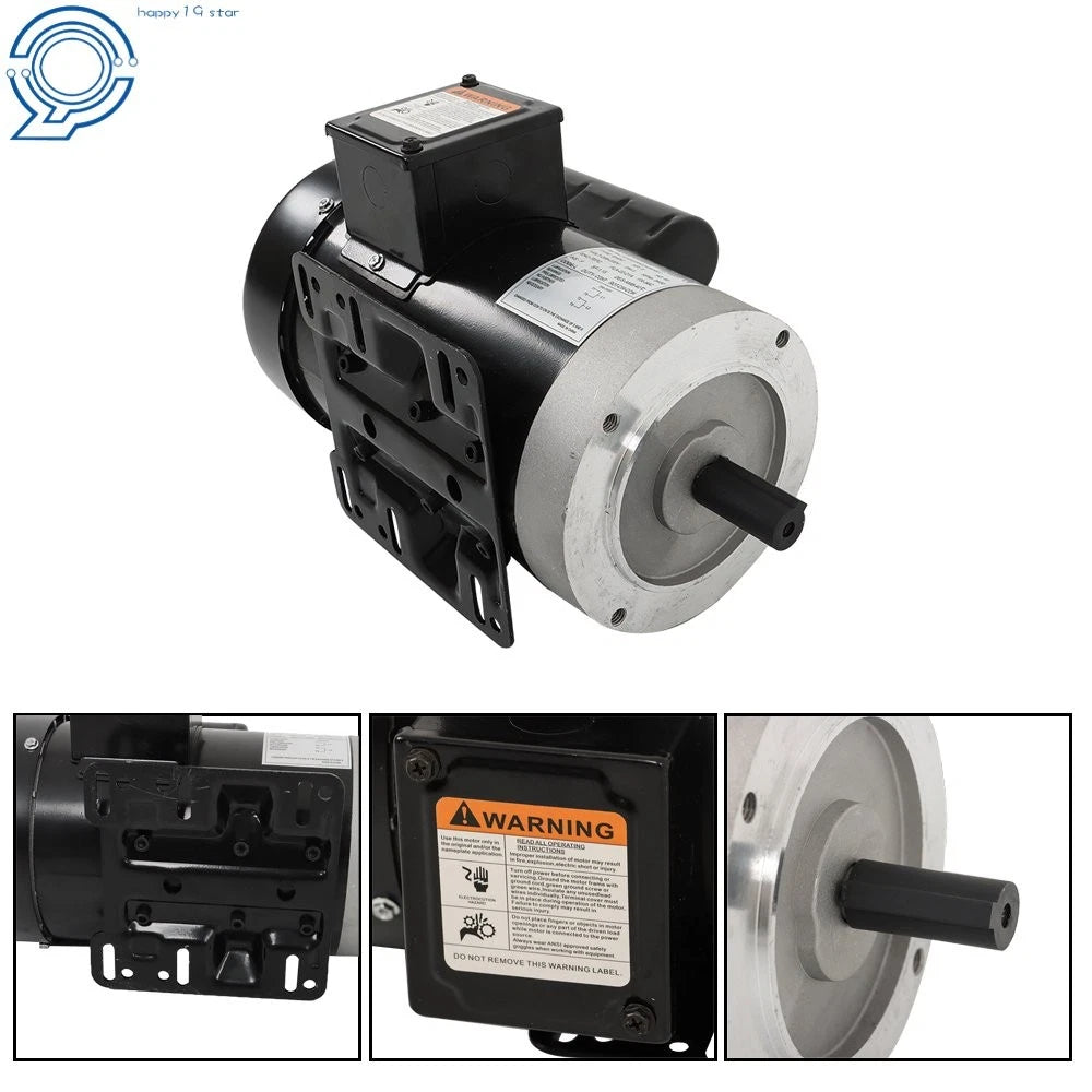 5 HP General Purpose Motor 3450RPM 208-230V 5/8" Shaft 56C Frame CCW/CW