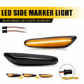 2X LED Sequential Side Marker Lights for BMW E60 E61 E82 E88 E90 E91 E92