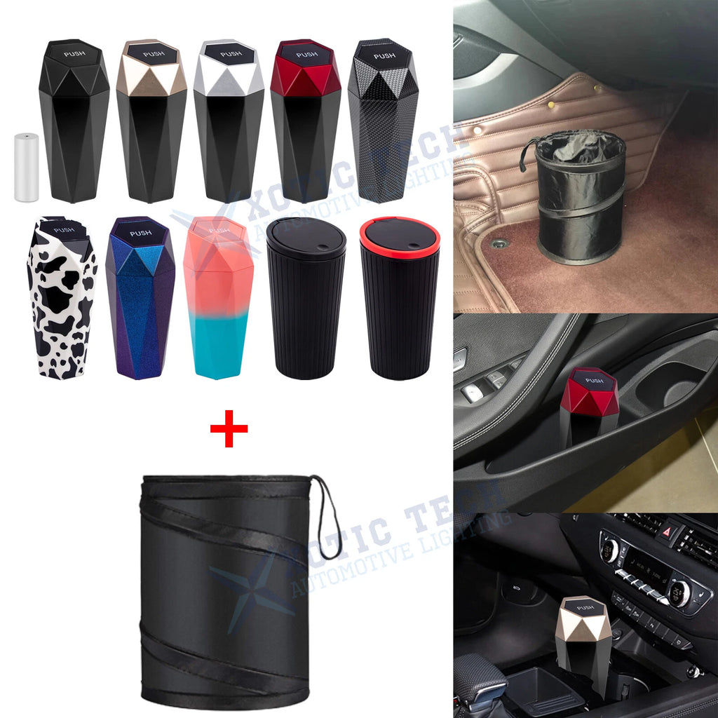 Portable Car Cup Holder Trash Can for Universal Fit (2020–2026)