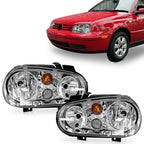 Set of 2 Headlights for Volkswagen Cabrio (1999–2002)