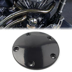 Black Timer Points Cover for Harley Twin Cam Softail Dyna (2000-2017)