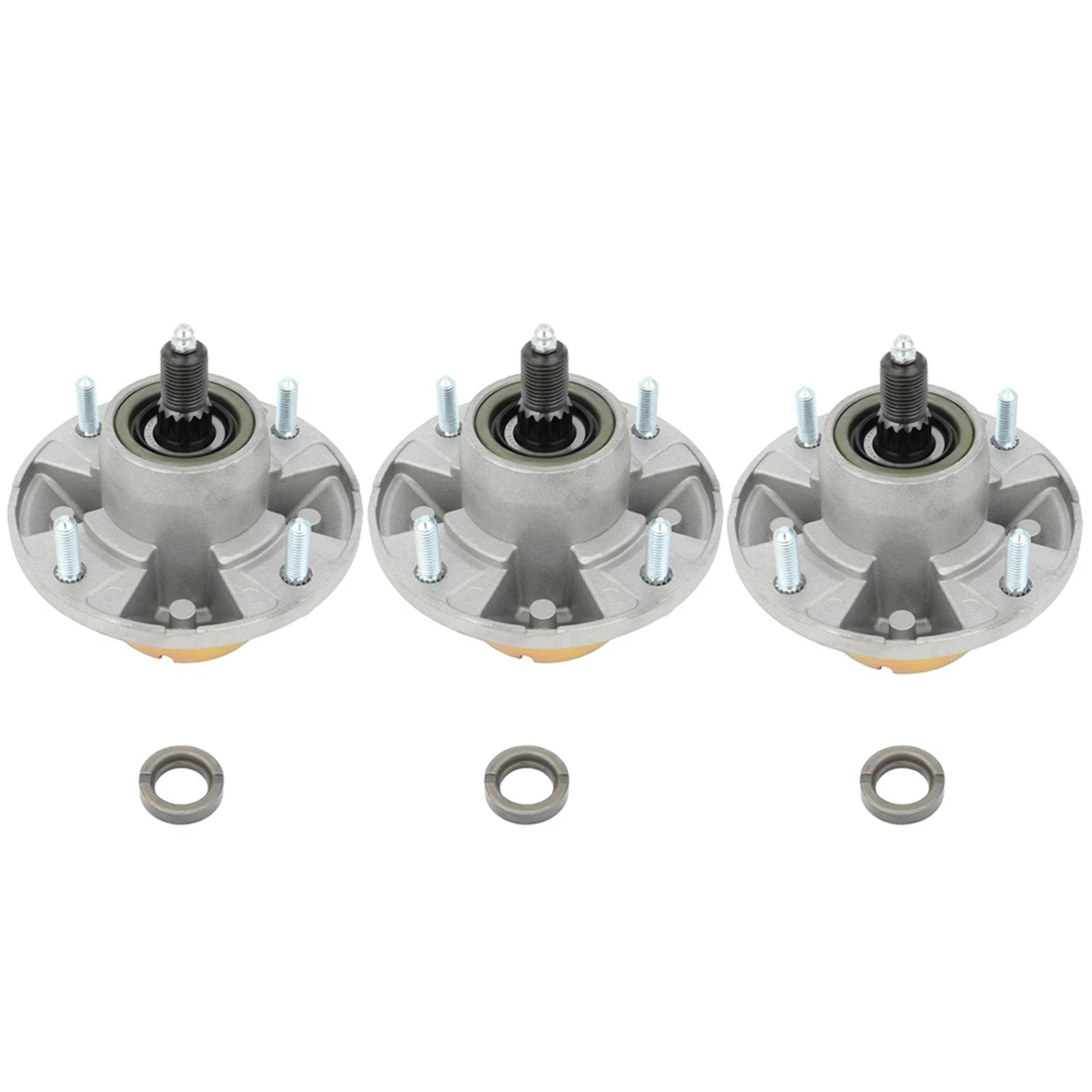 Set of 3 Deck Spindles for John Deere Z425 Z445 (48'' 54'')