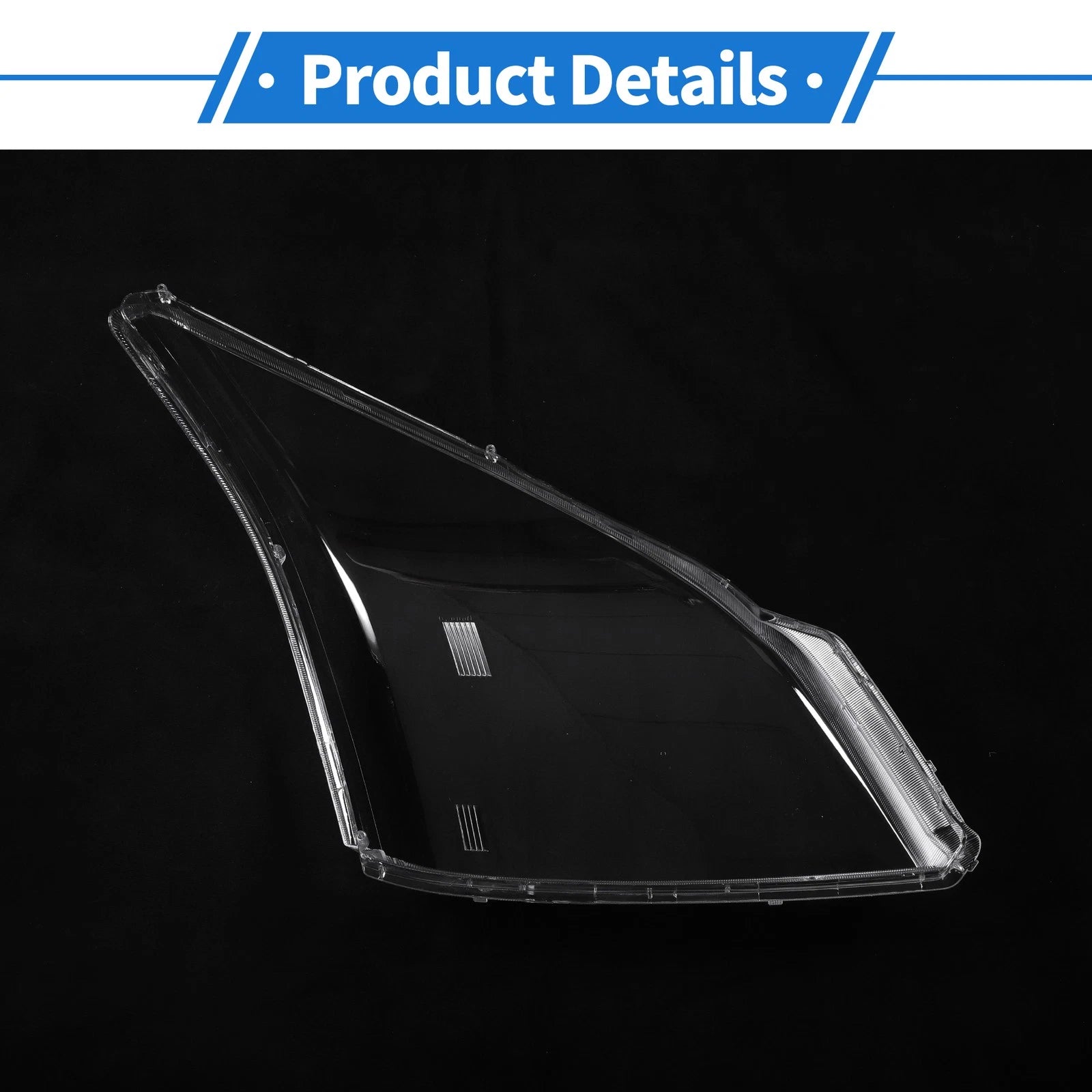 Headlight Lens Cover for Toyota Prado (2003–2009) PC Clear
