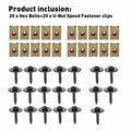 40x Engine Splash Shield Guard Hardware for