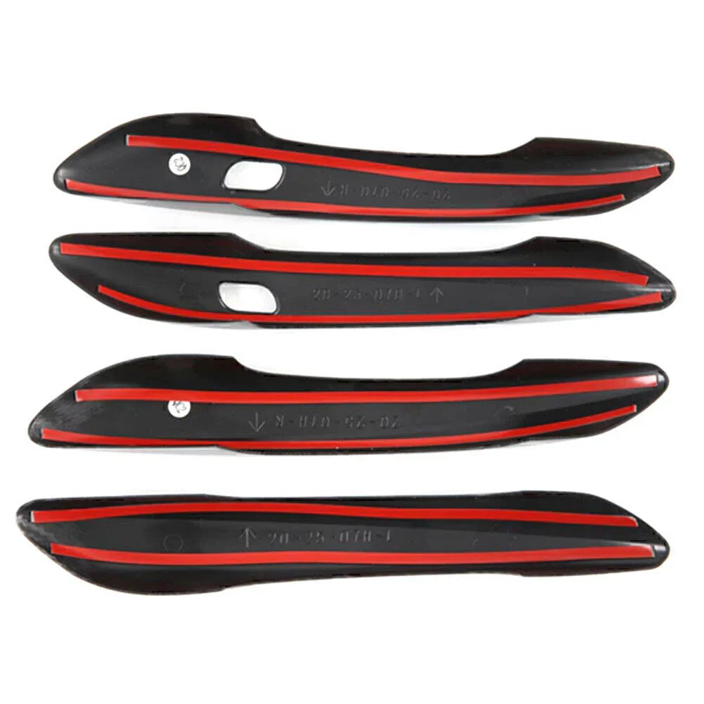 4pcs Carbon Fiber Exterior Side Door Handle Covers for Hyundai Elantra (2021)
