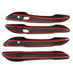 4pcs Carbon Fiber Exterior Side Door Handle Covers for Hyundai Elantra (2021)