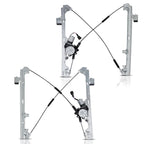 2X Front LH + RH Window Regulator for GMC Sierra 2500HD 3500HD (2001–2007)