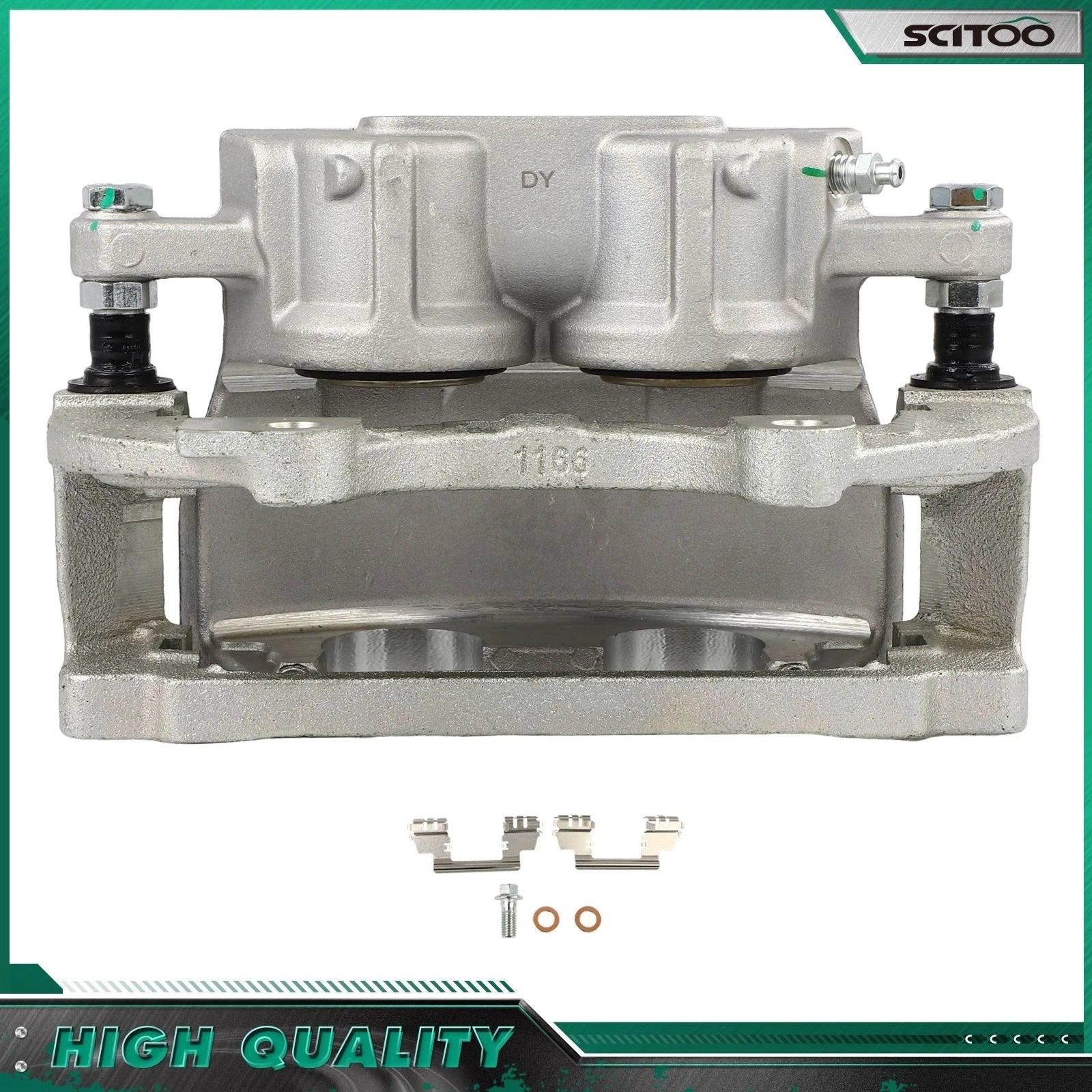 Set of 2 Front Left Brake Calipers for Dodge Charger (2008–2011) Chrysler 300 RWD (2005–2011)