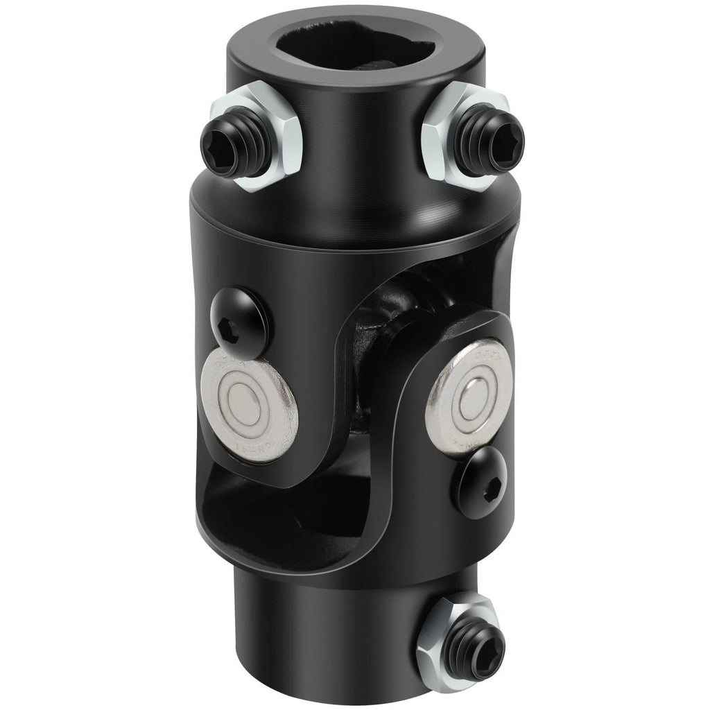 Steering U-Joint for Ford Triangle X (3/4" DD, Steel, Black)