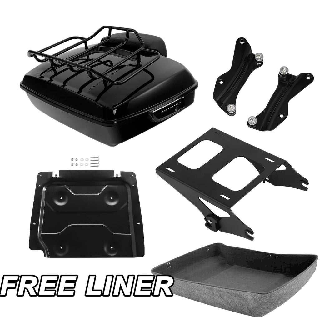 Chopped Trunk Pad Mount Plate Docking Kit for Harley Road Glide (2014–2023)