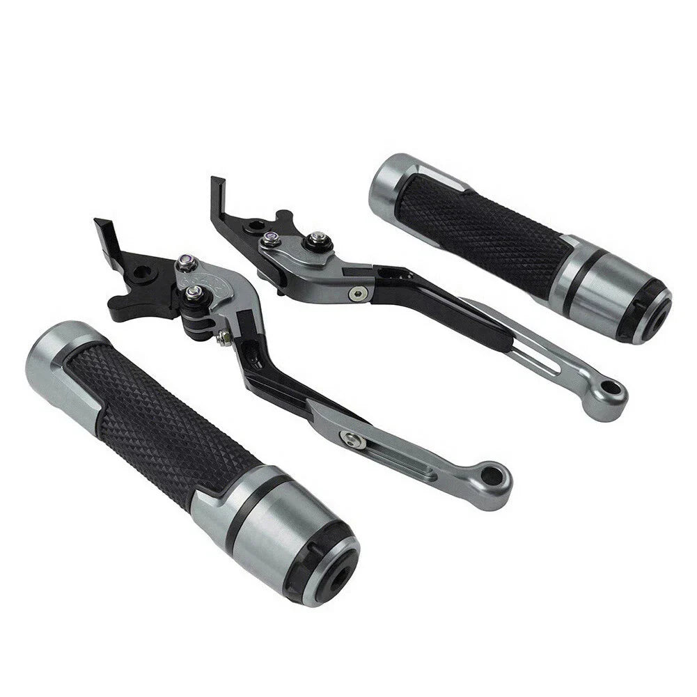 Extendable Brake Clutch Levers & Handlebar Grips for Suzuki GSXR750