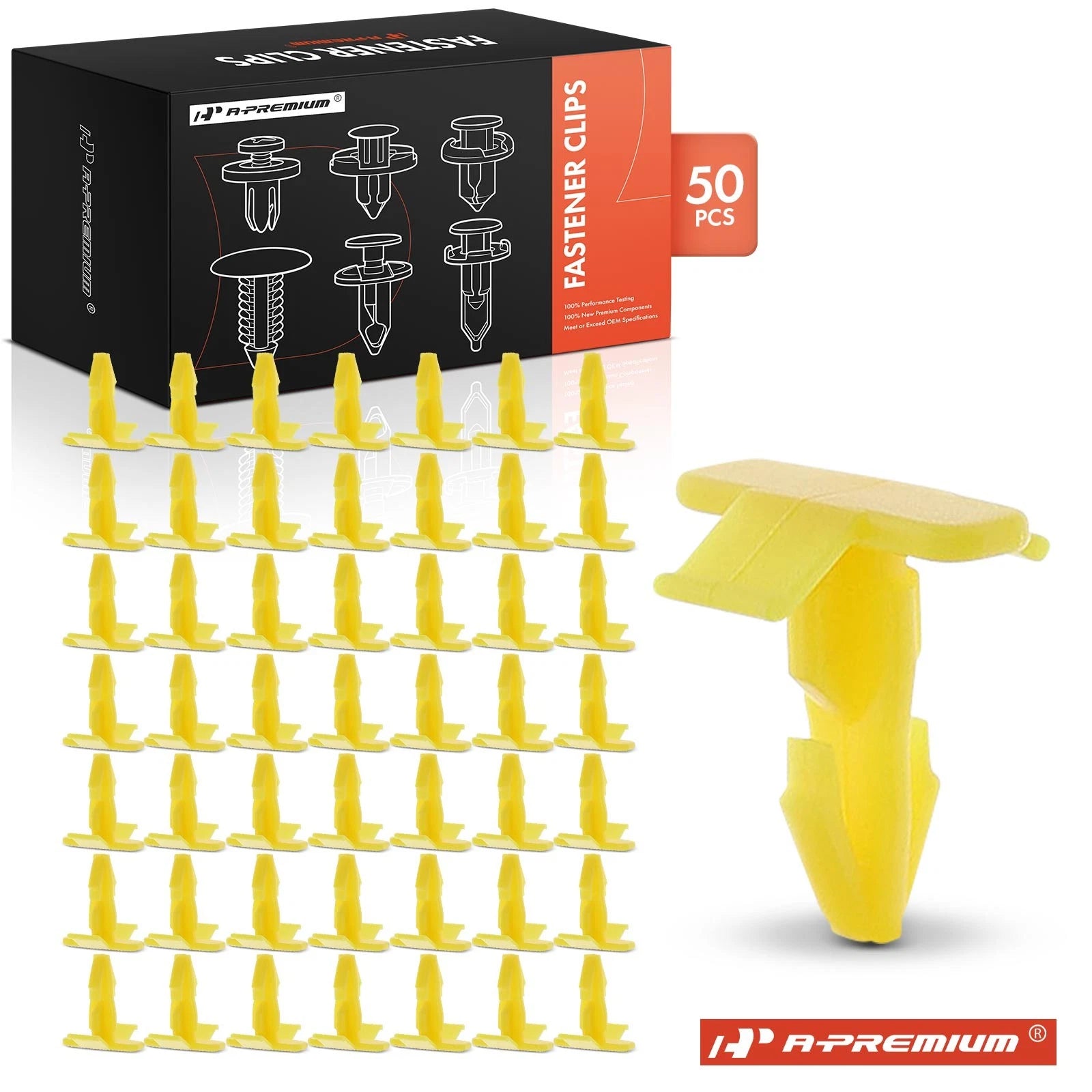 50x Nylon Body Panel Clip Retainer for Nissan Altima Rogue Sentra (2007–2022)