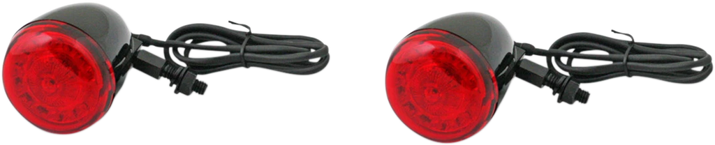 ProBEAM Turn Signals for Universal Fit (Gloss Black/Red)