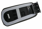 Console Lid Pull Over Cover Leather for Ford Focus (2008–2011) Black White Stitch
