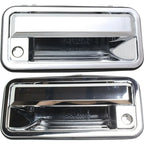 Outside Door Handle Pair Front Chrome Replacement for Chevrolet C1500 (1988–1999)