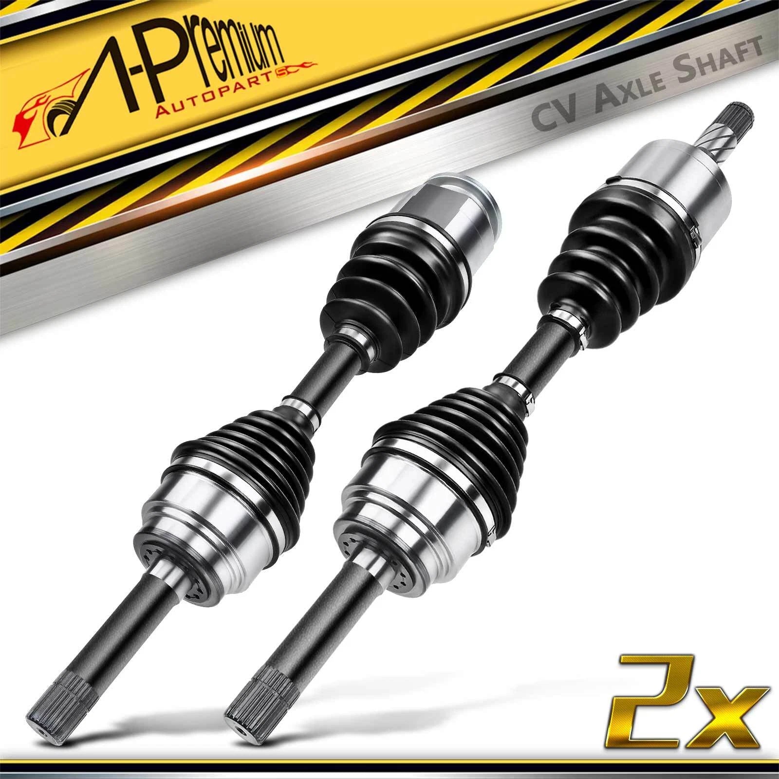 2X Front CV Axle Shaft Assembly for Kia Sportage (2001–2002) 4WD