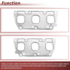 Set of 4 Exhaust Manifold Header Gaskets for Audi A8 D3 (4E2)