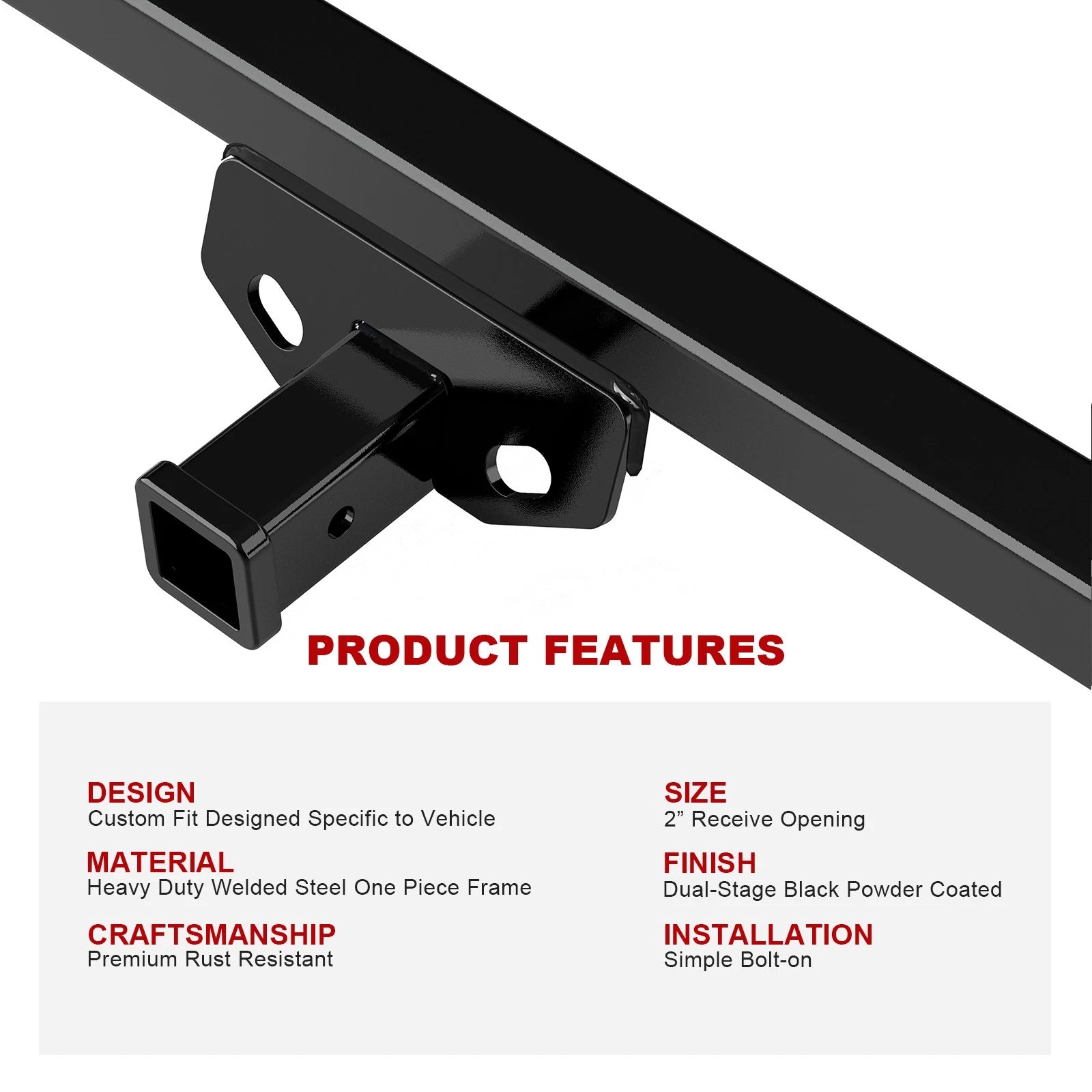 Trailer Hitch Receiver for Toyota Sienna (1998-2003)