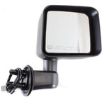 Set of 2 Heated Power Mirrors for Jeep Wrangler (2011–2013) Textured Black