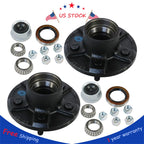 2 Trailer Idler Hub Kits for 3500 lbs Axle (5 on 4.5)