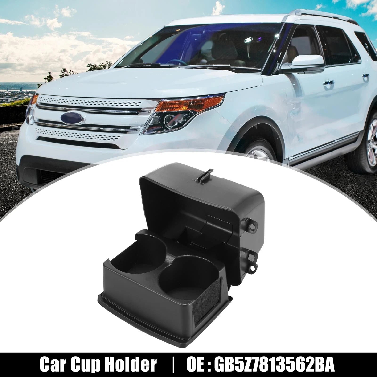 Rear Seat Cup Holder for Ford Explorer (2016–2018) GB5Z7813562BA