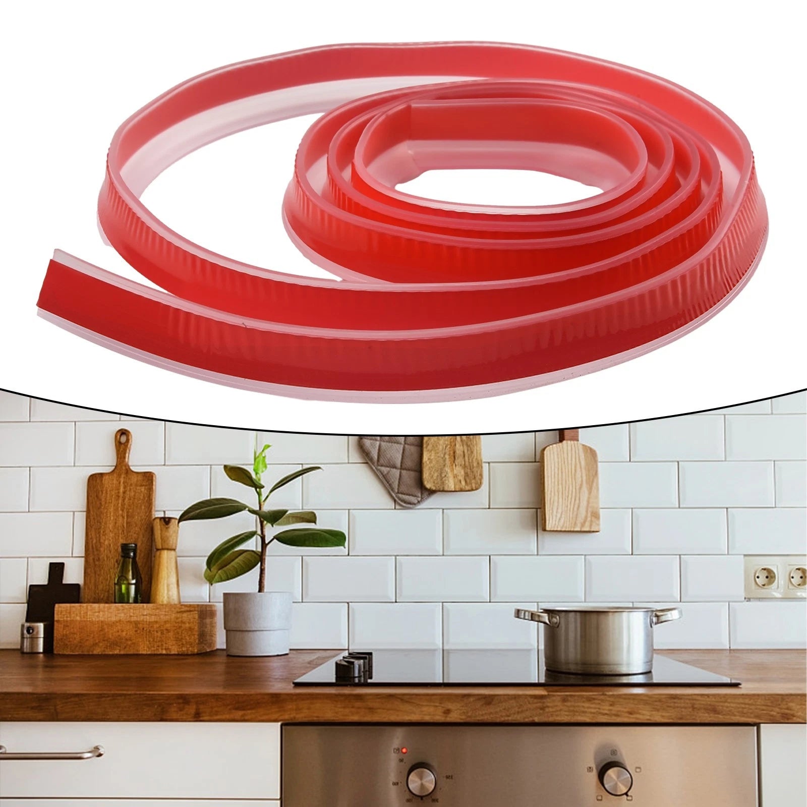 Water Stopper Sealing Strip for Bathroom Kitchen (30-200cm)