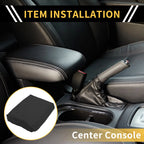 Center Console Lid Armrest Cover for Ford F-150 (2015–2023) Microfiber Leather