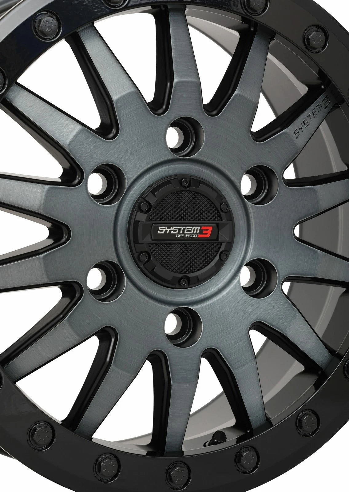 System 3 Sb8 Beadlock Wheel 15x7 +38mm for ATV/UTV (2000–2023)
