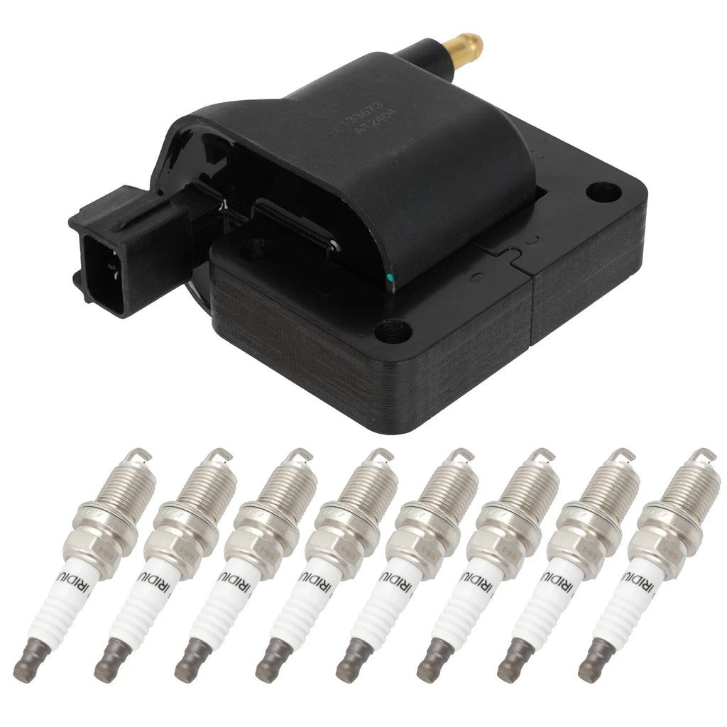 Ignition Coil Set and Spark Plug for Jeep Grand Cherokee (1998)