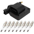 Ignition Coil Set and Spark Plug for Jeep Grand Cherokee (1998)