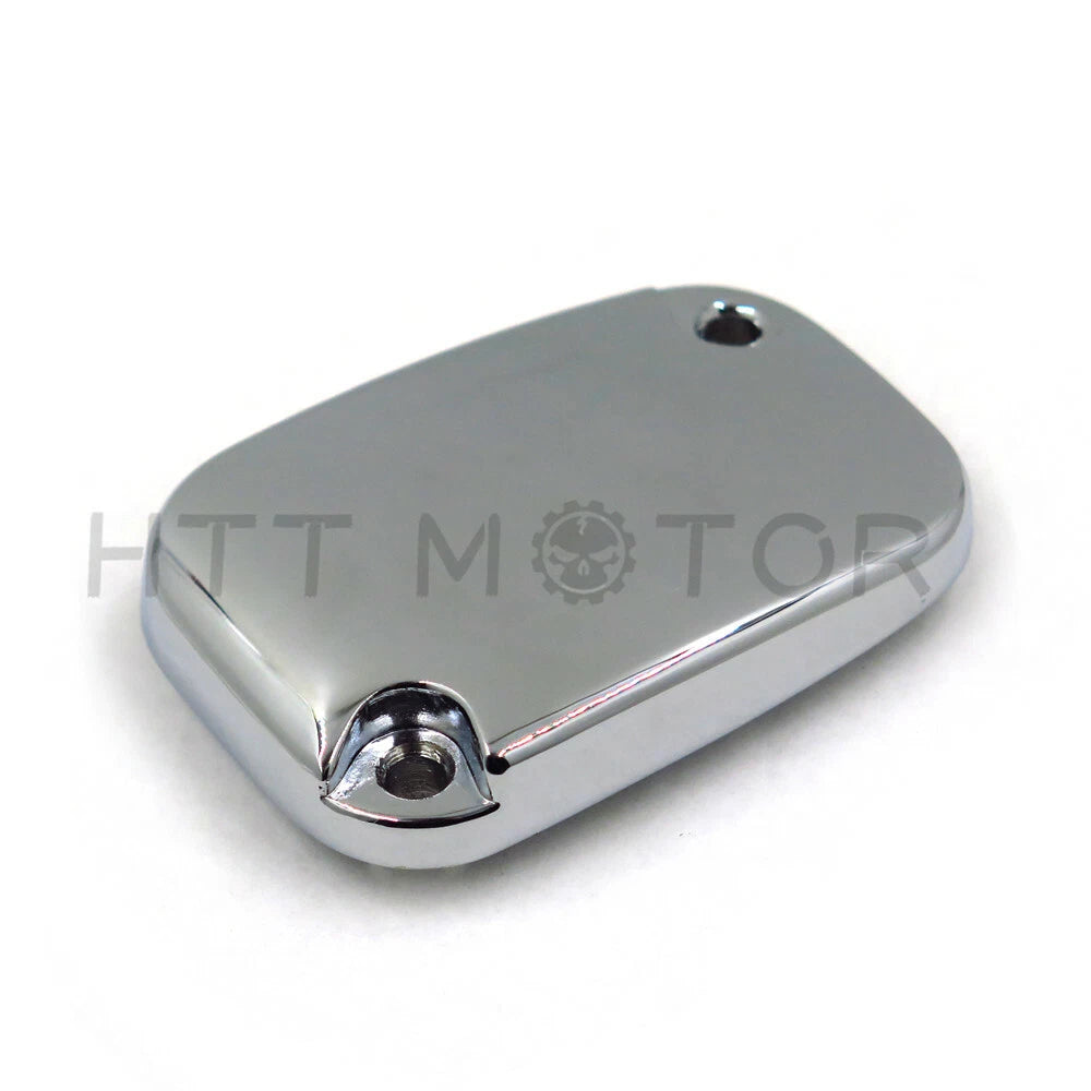 Chrome Front Brake Fluid Reservoir Cap for Harley Touring/Trike (2008–2013)