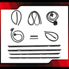 9Pcs Trunk Seal Weatherstripping Kit for Chevy Monte Carlo (1983–1988)