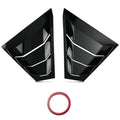 Side Window Louvers for Nissan Altima (2019–2023) Glossy Black