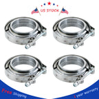 2.25 Inch V Band Clamp with Flange for Exhaust Downpipe (Universal)