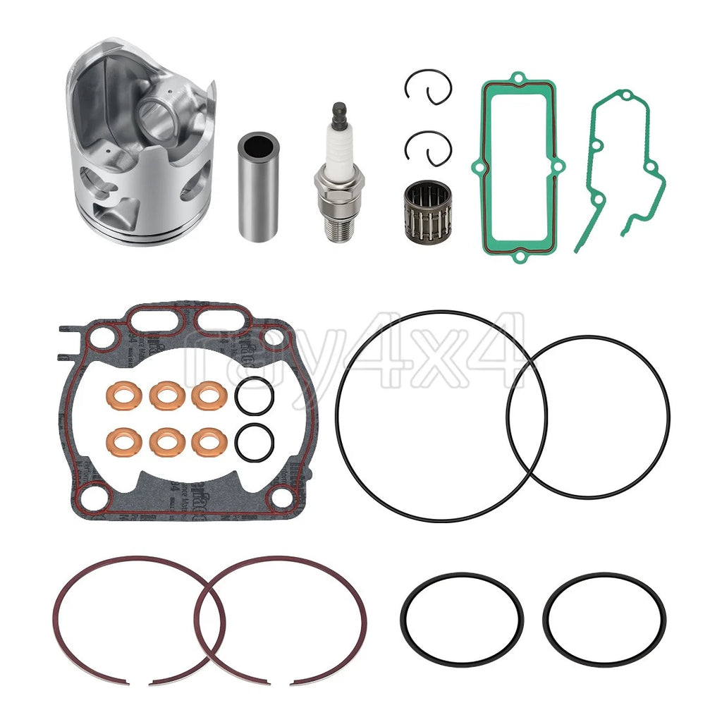 Top End Piston Kit w/Piston Ring Gasket for Yamaha YZ250 YZ250X (2005–2024) 66.4mm