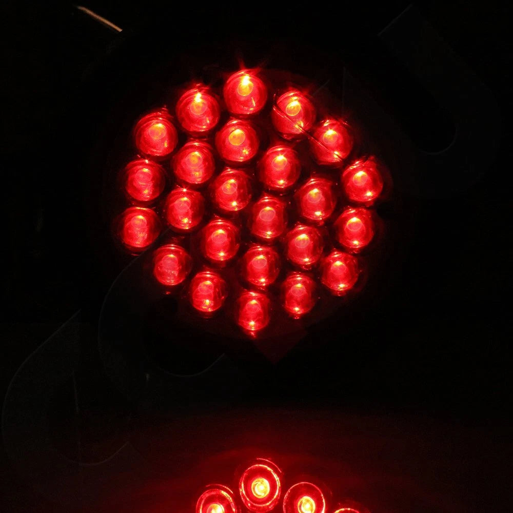 2X Round LED Stop Turn Tail Brake Lights for Truck Trailer (4 Inch)